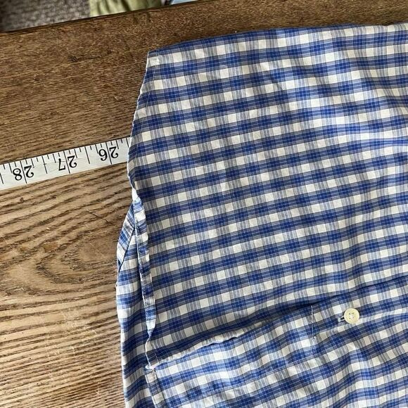 Gianni Valentino Slim fit Plaid Mixed Pattern Button Down Shirt medium - Picture 6 of 6